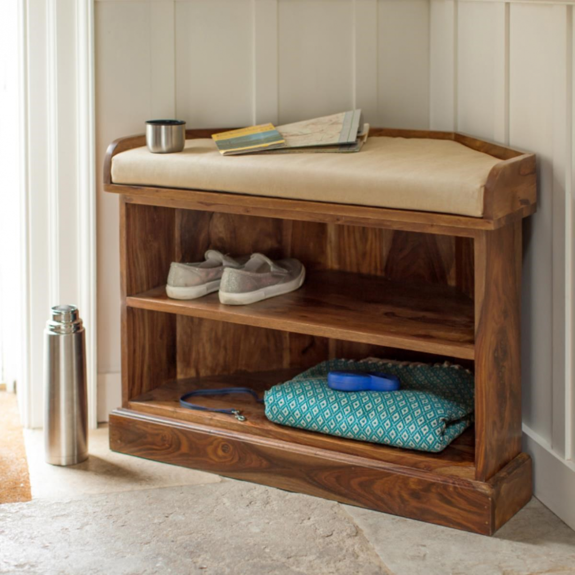 Royal Ambience Shoe Rack Wooden Carnations Corner